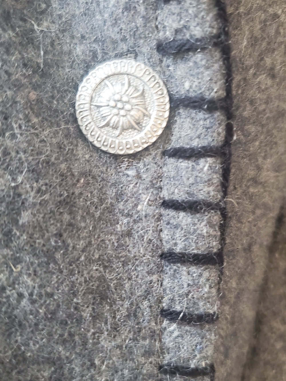 Vintage St. John’s Bay Wool Blend Shacket Cozy Gray M - Picture 5 of 6